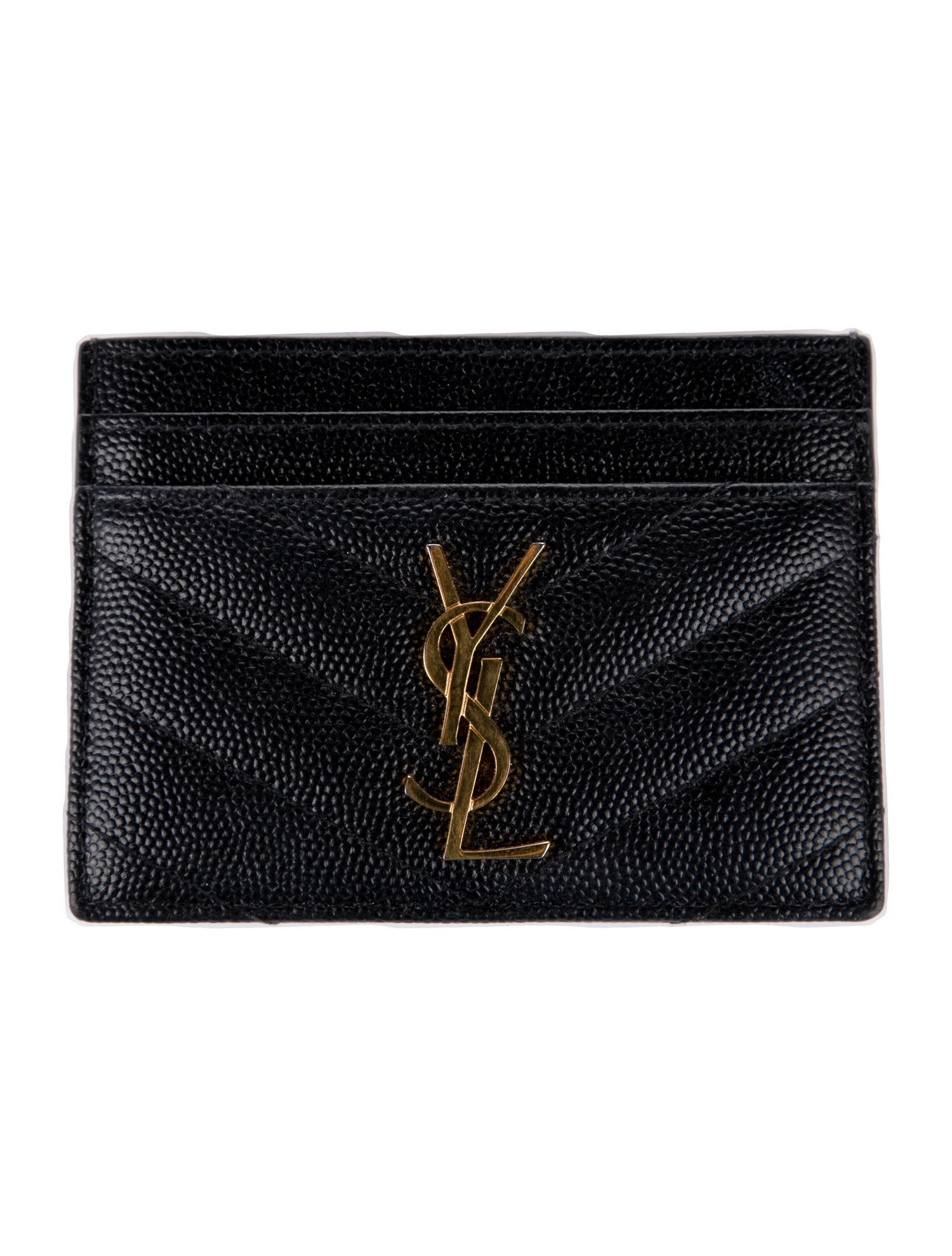 Yves Saint Laurent Leather Card Holder