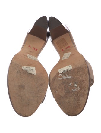 Yves Saint Laurent Suede Slides