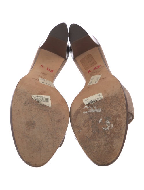 Yves Saint Laurent Suede Slides