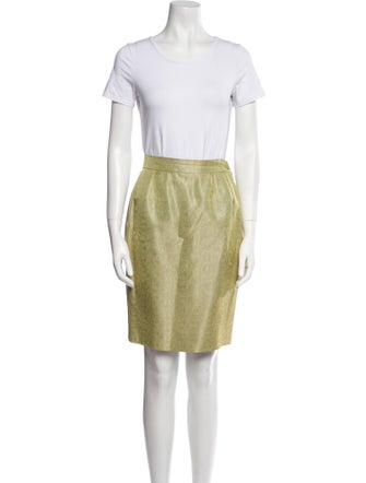 Yves Saint Laurent Printed Skirt Set