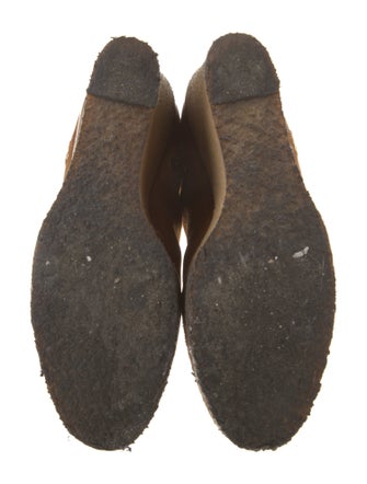 Yves Saint Laurent Suede Fur Trim Boots