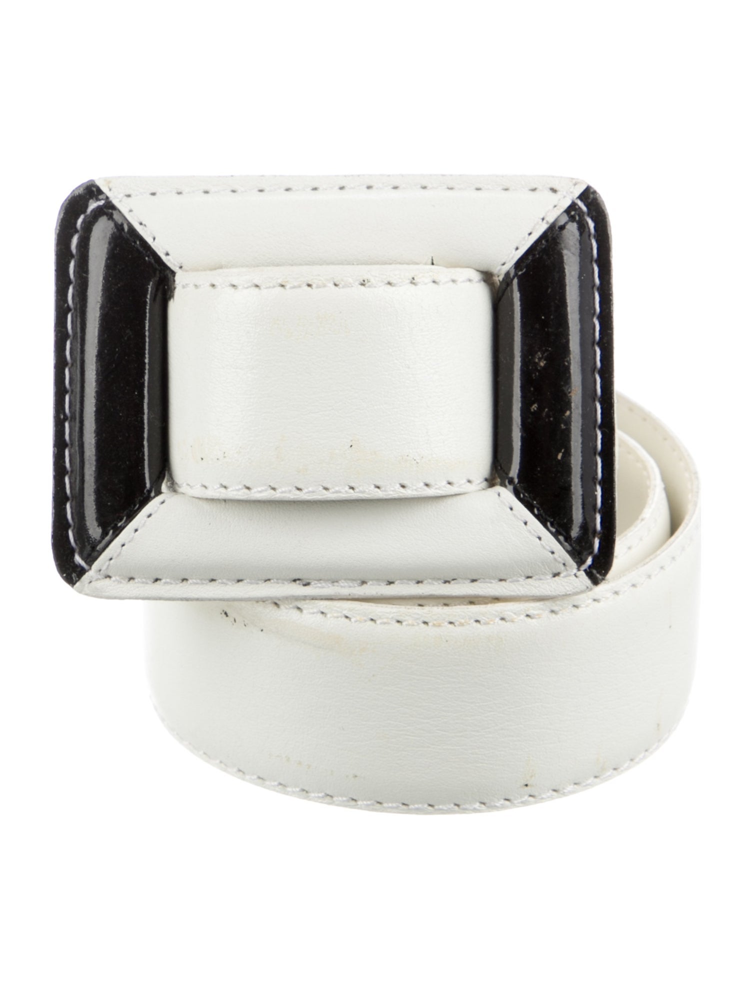 Yves Saint Laurent Rive Gauche Leather Belt