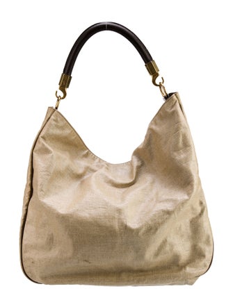 Yves Saint Laurent Rive Gauche Raffia Hobo