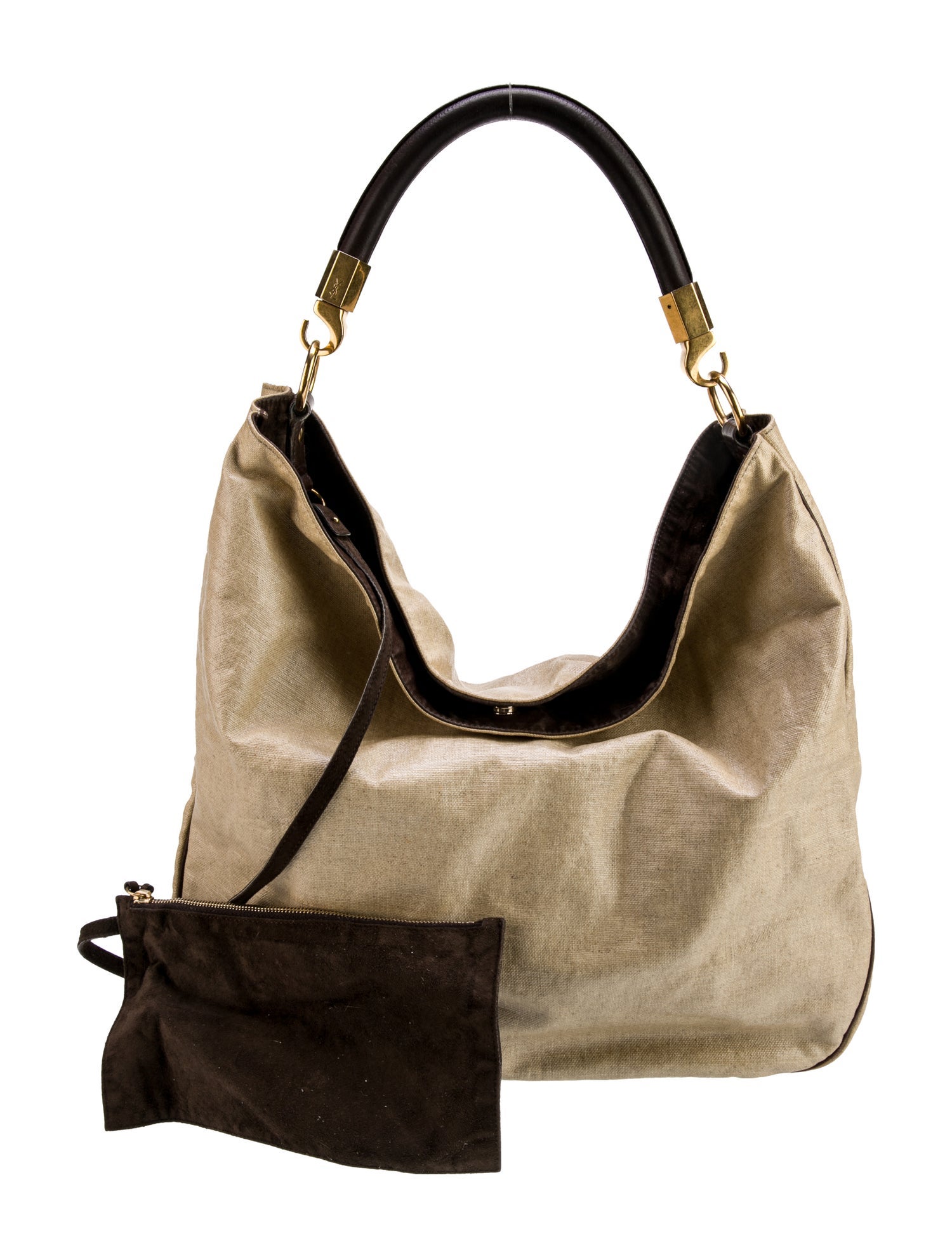 Yves Saint Laurent Rive Gauche Raffia Hobo