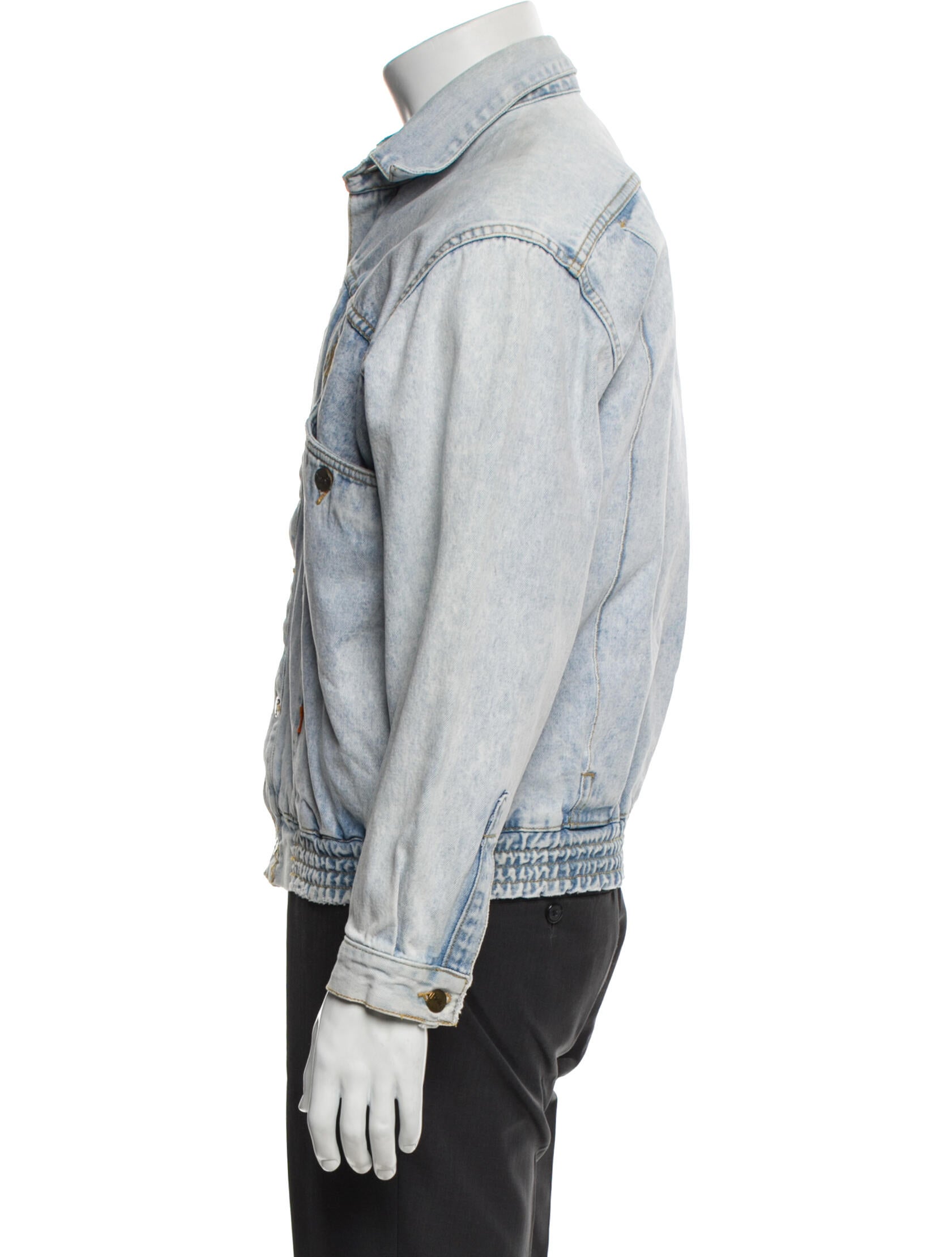 Yves Saint Laurent Printed Denim Jacket