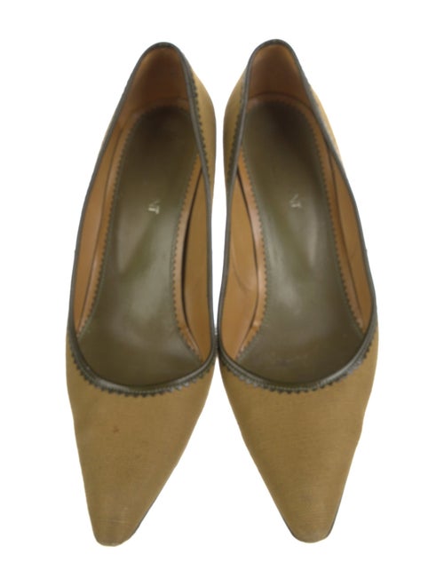 Yves Saint Laurent Rive Gauche Canvas Pumps