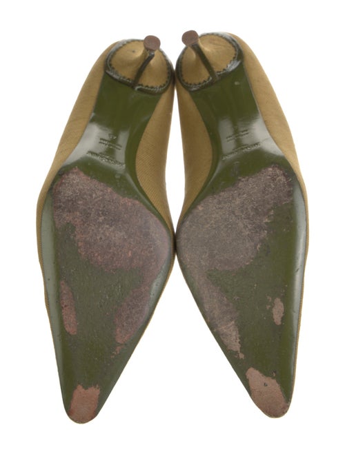 Yves Saint Laurent Rive Gauche Canvas Pumps