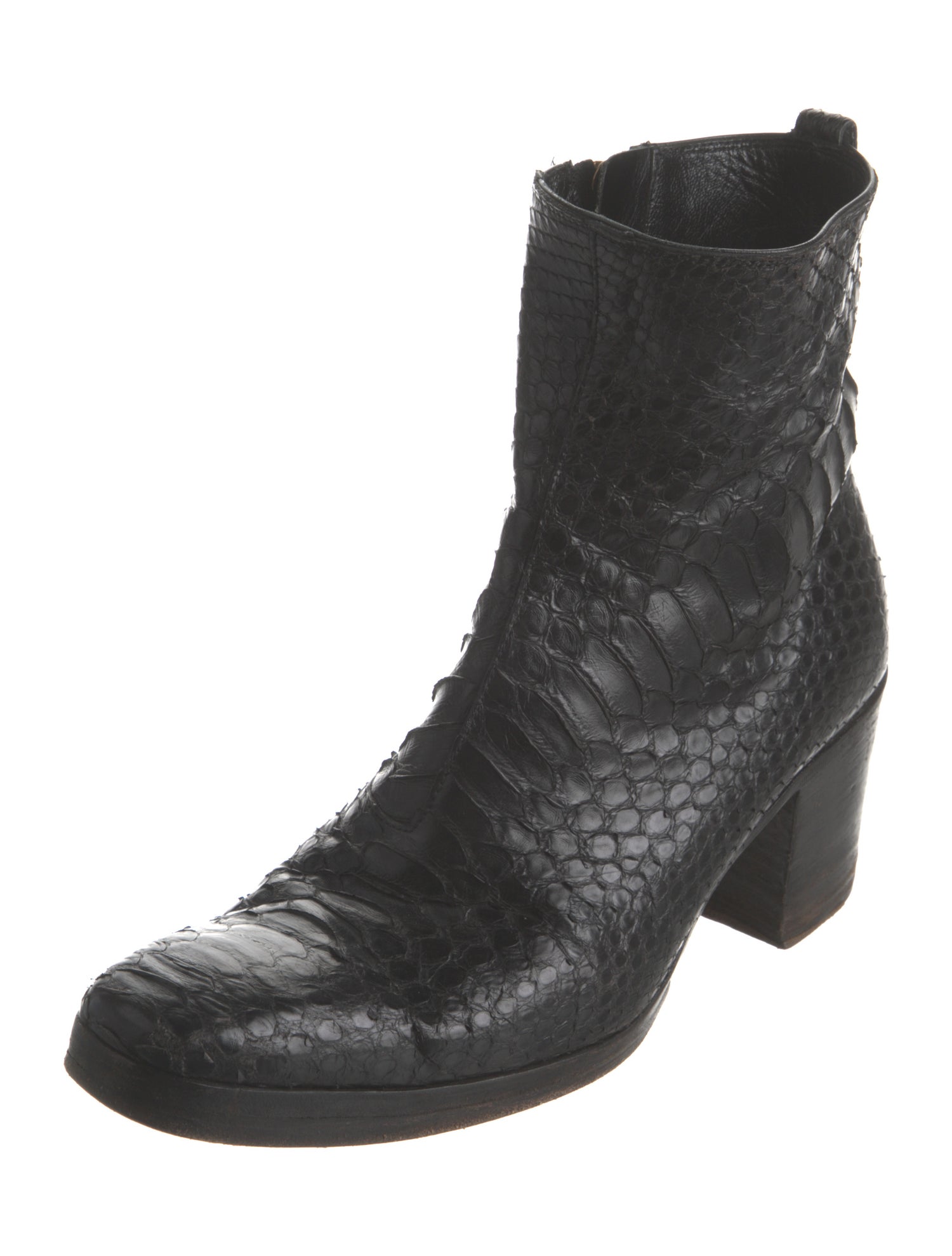 Yves Saint Laurent Python Boots