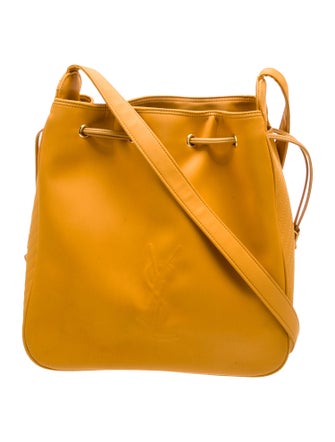 Yves Saint Laurent Leather Bucket Bag