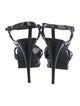 Yves Saint Laurent Patent Leather T-Strap Sandals