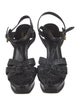 Yves Saint Laurent Leather T-Strap Sandals
