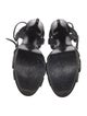 Yves Saint Laurent Leather T-Strap Sandals