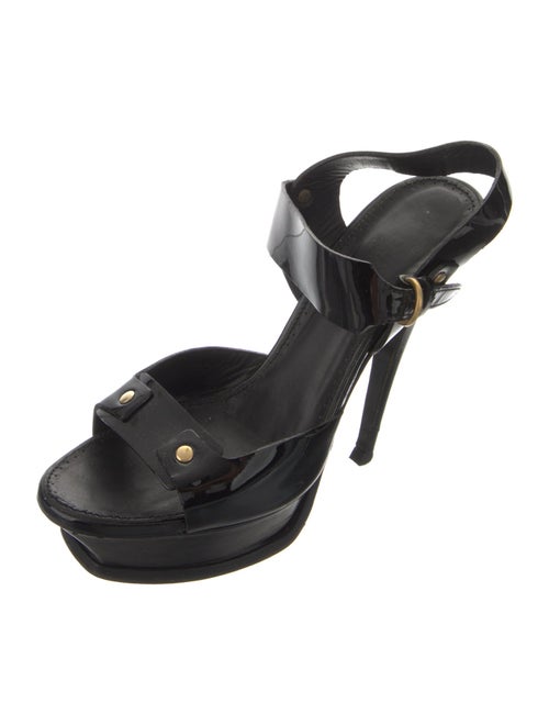 Yves Saint Laurent Patent Leather Sandals