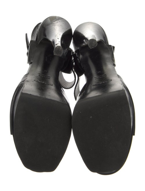Yves Saint Laurent Patent Leather Sandals