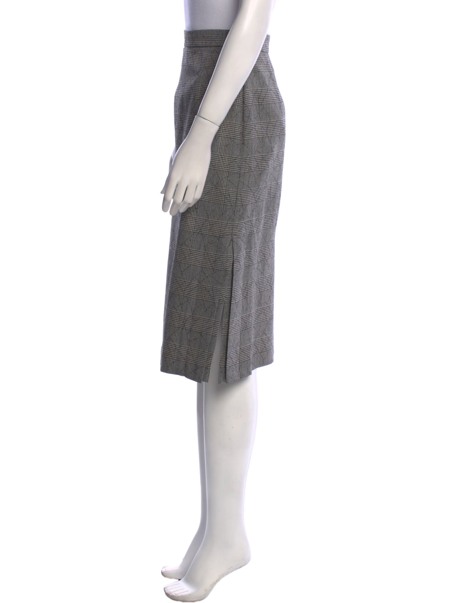 Yves Saint Laurent Wool Knee-Length Skirt