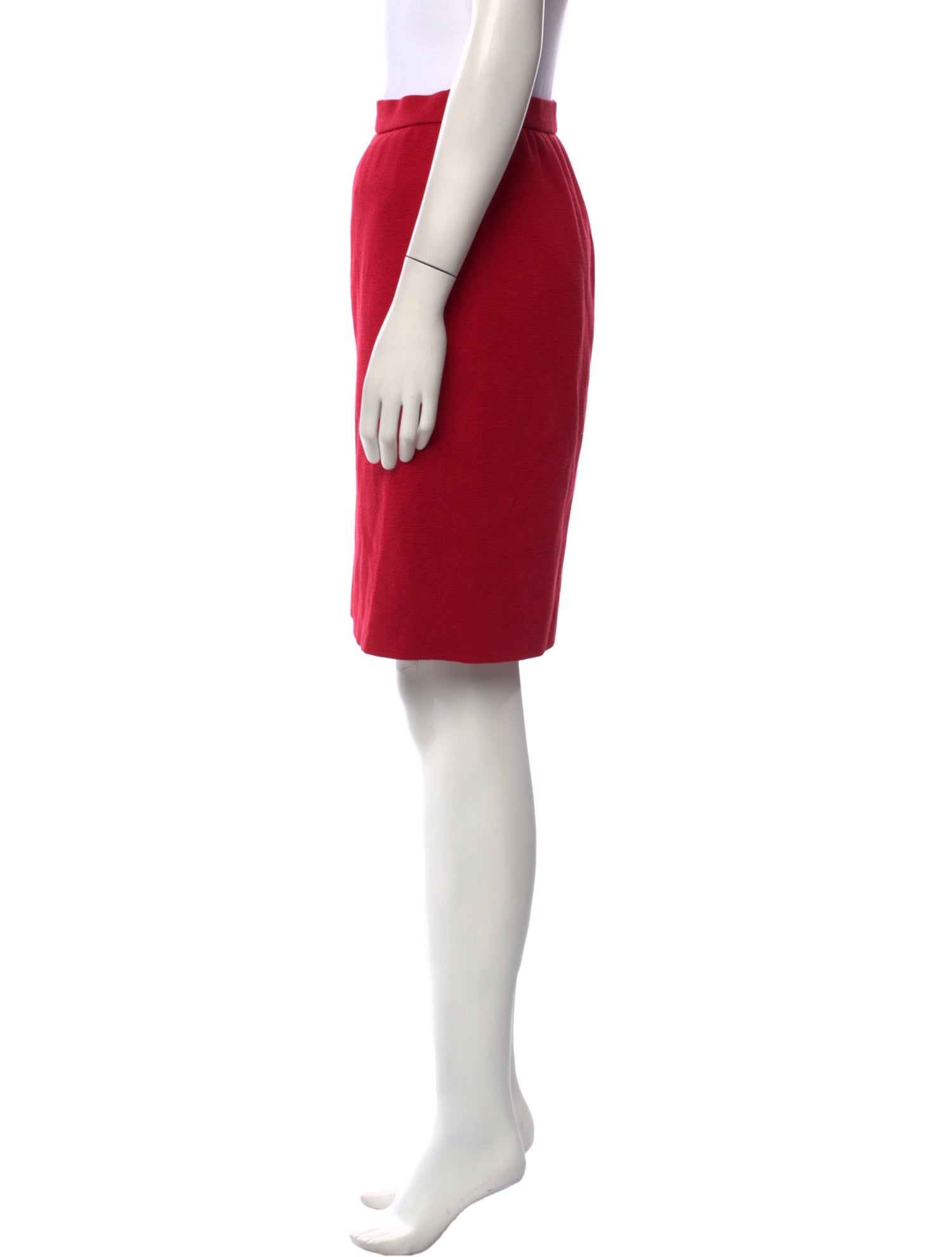 Yves Saint Laurent Wool Knee-Length Skirt