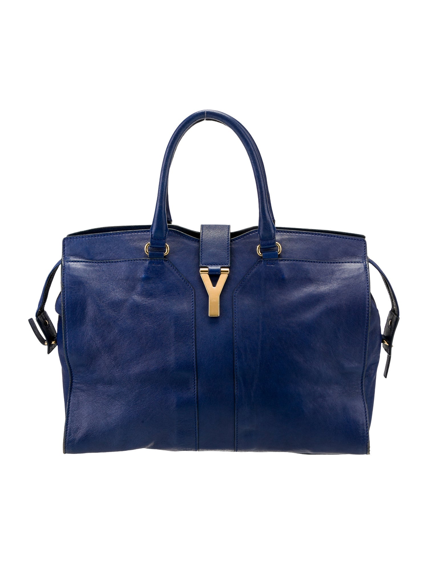 Yves Saint Laurent Leather Saint Laurent Y Cabas Vintage