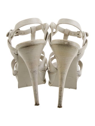 Yves Saint Laurent Leather T-Strap Sandals