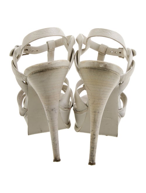 Yves Saint Laurent Leather T-Strap Sandals
