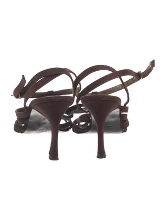 Yves Saint Laurent Leather Gladiator Sandals