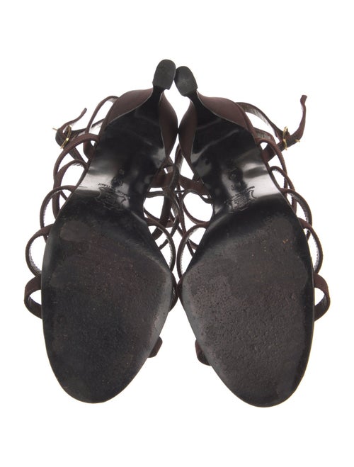 Yves Saint Laurent Leather Gladiator Sandals