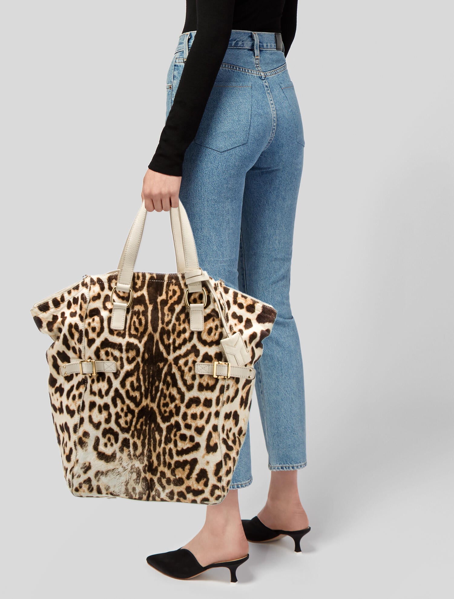 トートバッグ SAINT LAURENT RIVE GAUCHE LARGE TOTE BAG IN CANVAS Rivé Gauche Tote | eBay