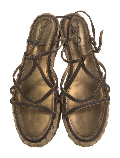 Yves Saint Laurent Satin Espadrilles