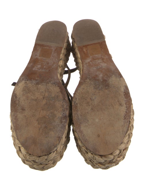 Yves Saint Laurent Satin Espadrilles