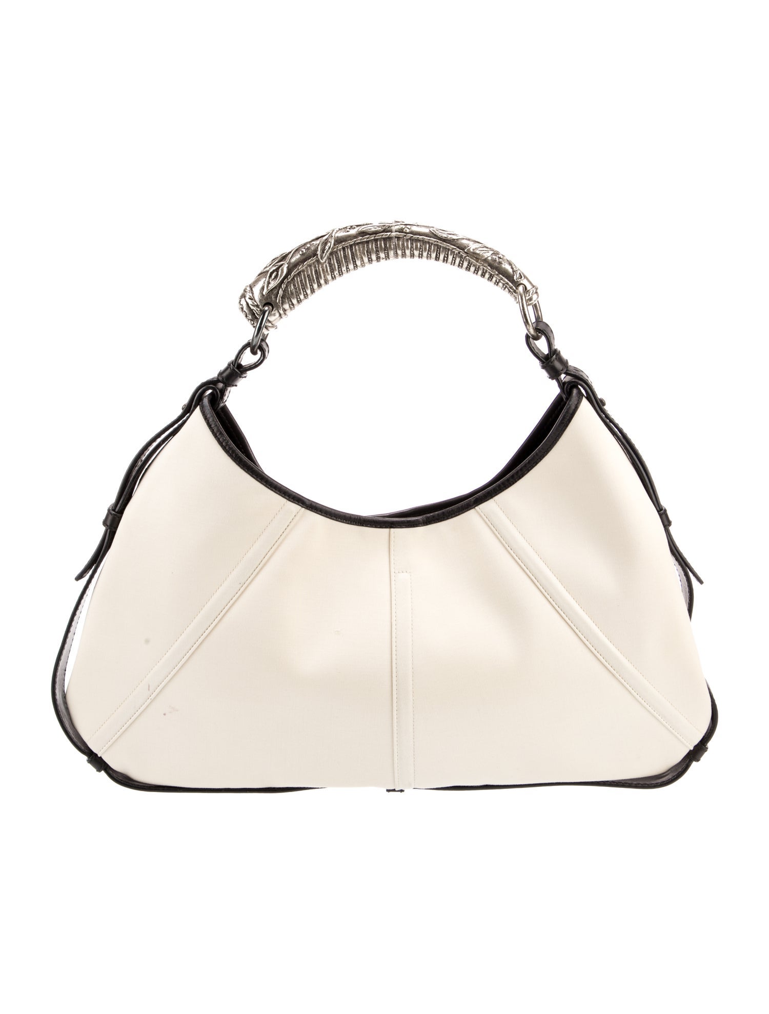Yves Saint Laurent Rive Gauche Satin Top Handle Bag Vintage