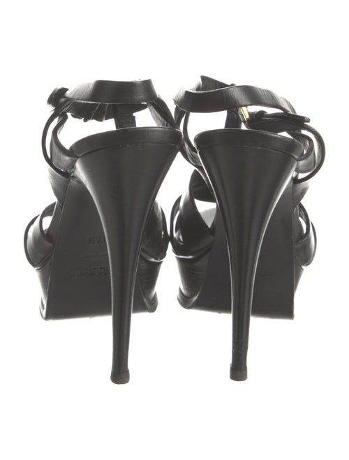 Yves Saint Laurent Leather T-Strap Sandals