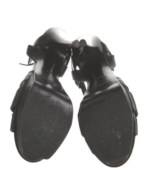 Yves Saint Laurent Leather T-Strap Sandals