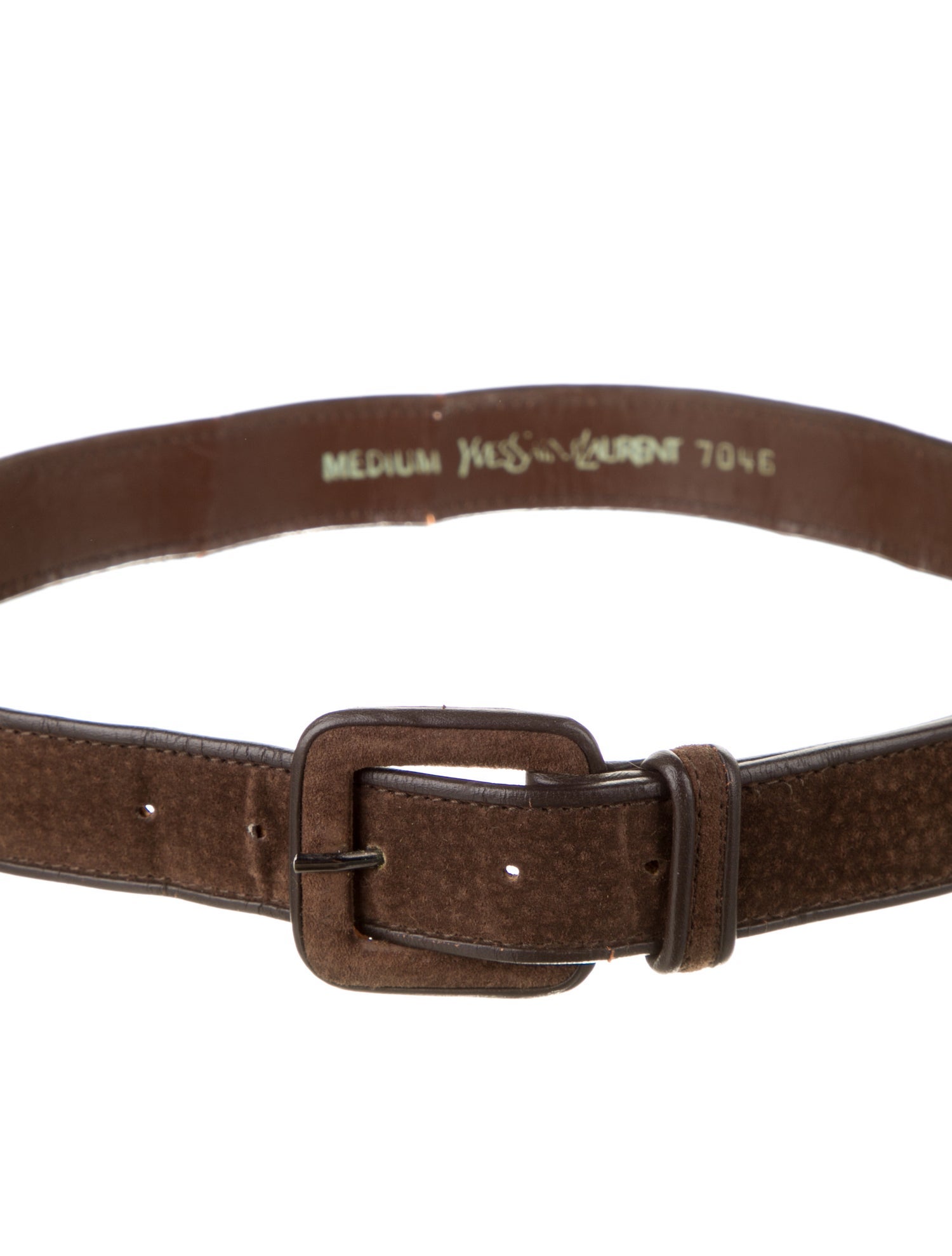 Yves Saint Laurent Suede Waist Belt