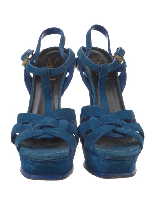 Yves Saint Laurent Suede Slingback Sandals