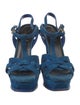 Yves Saint Laurent Suede Slingback Sandals