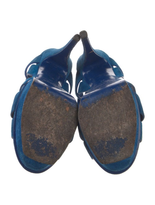 Yves Saint Laurent Suede Slingback Sandals