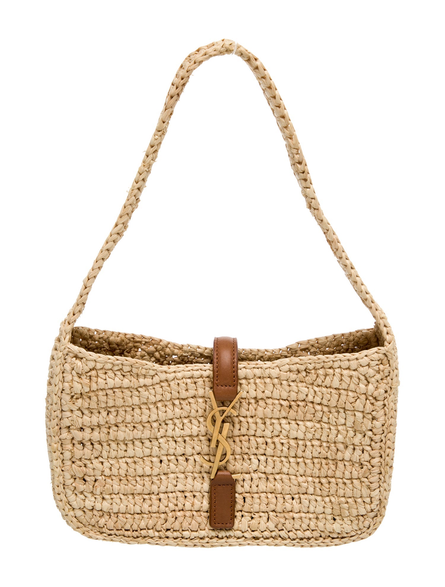 Saint Laurent Raffia Le 5 à 7 Mini 2023