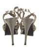 Yves Saint Laurent Leather T-Strap Sandals