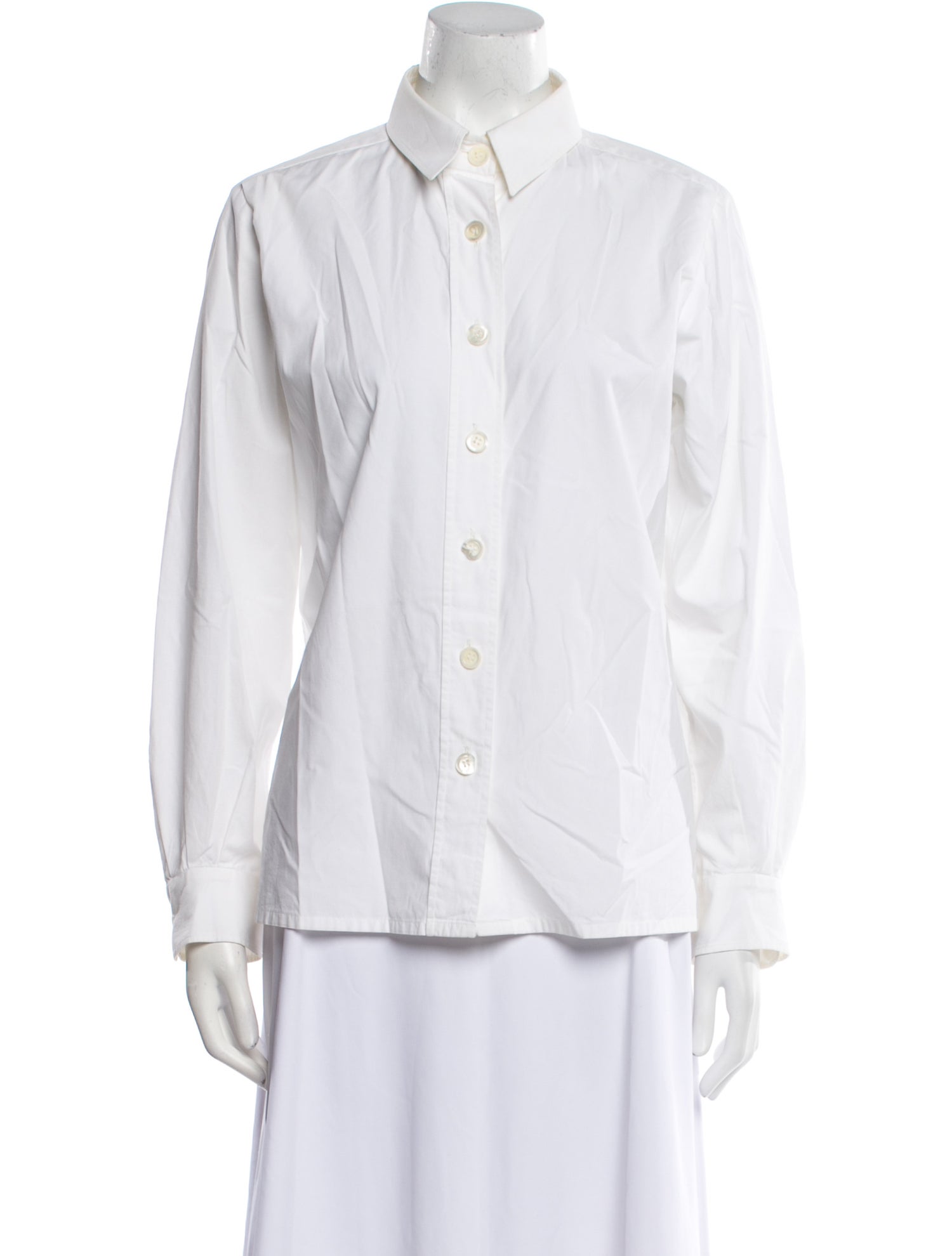 Yves Saint Laurent Rive Gauche Vintage 1990's Button-Up Top