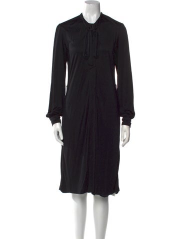 Yves Saint Laurent Rive Gauche Dresses Vintage Knee-Length Dress S