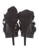 Yves Saint Laurent Suede T-Strap Sandals