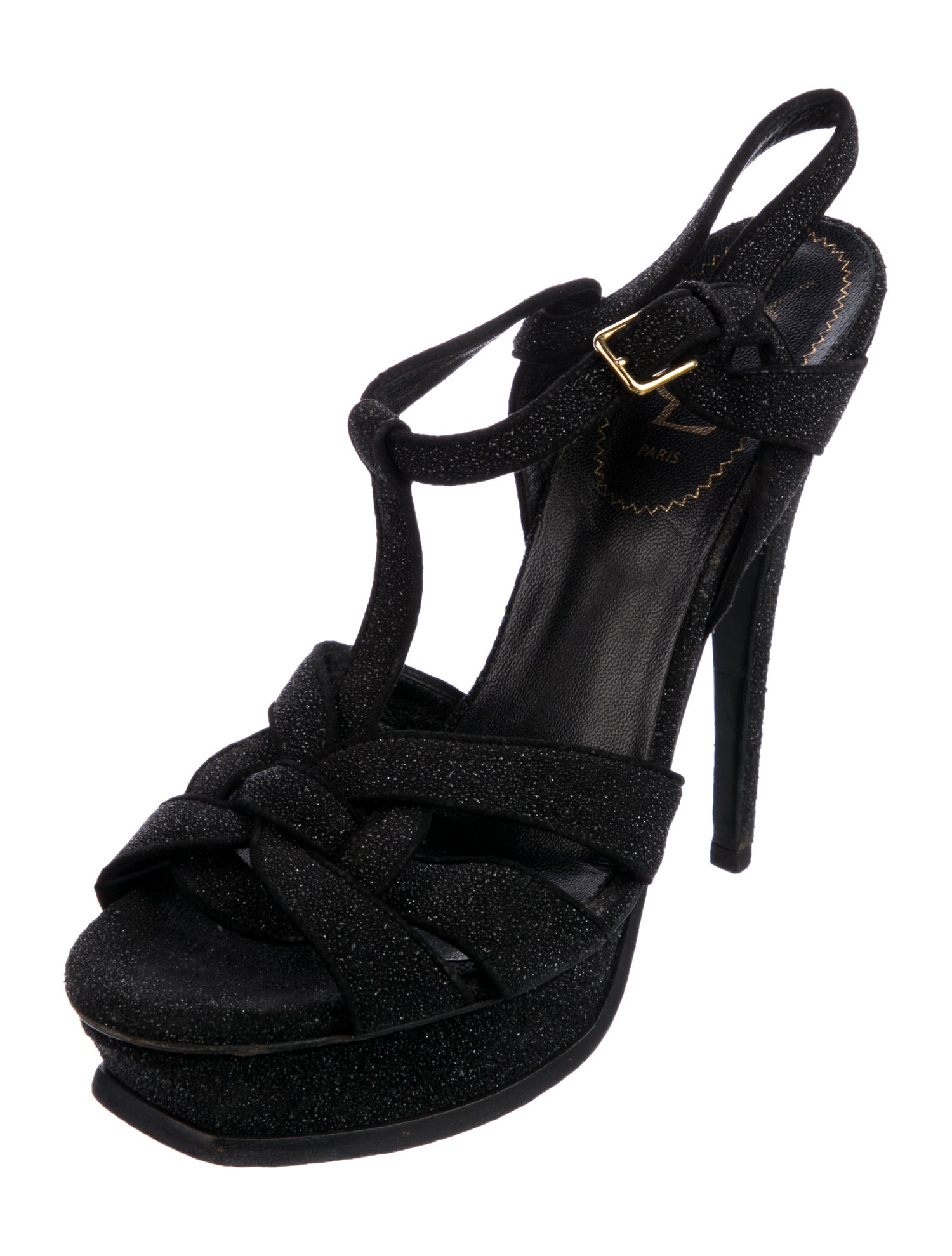 Yves Saint Laurent T-Strap Sandals