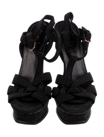 Yves Saint Laurent T-Strap Sandals