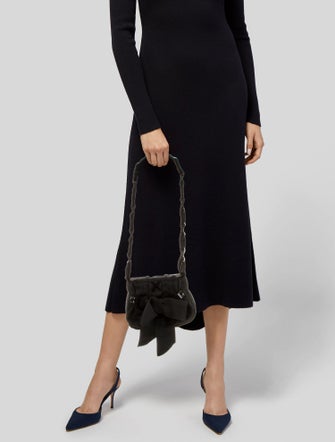 Yves Saint Laurent Satin Shoulder Bag