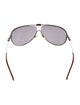 Yves Saint Laurent Classic 11 Slim Aviator Sunglasses