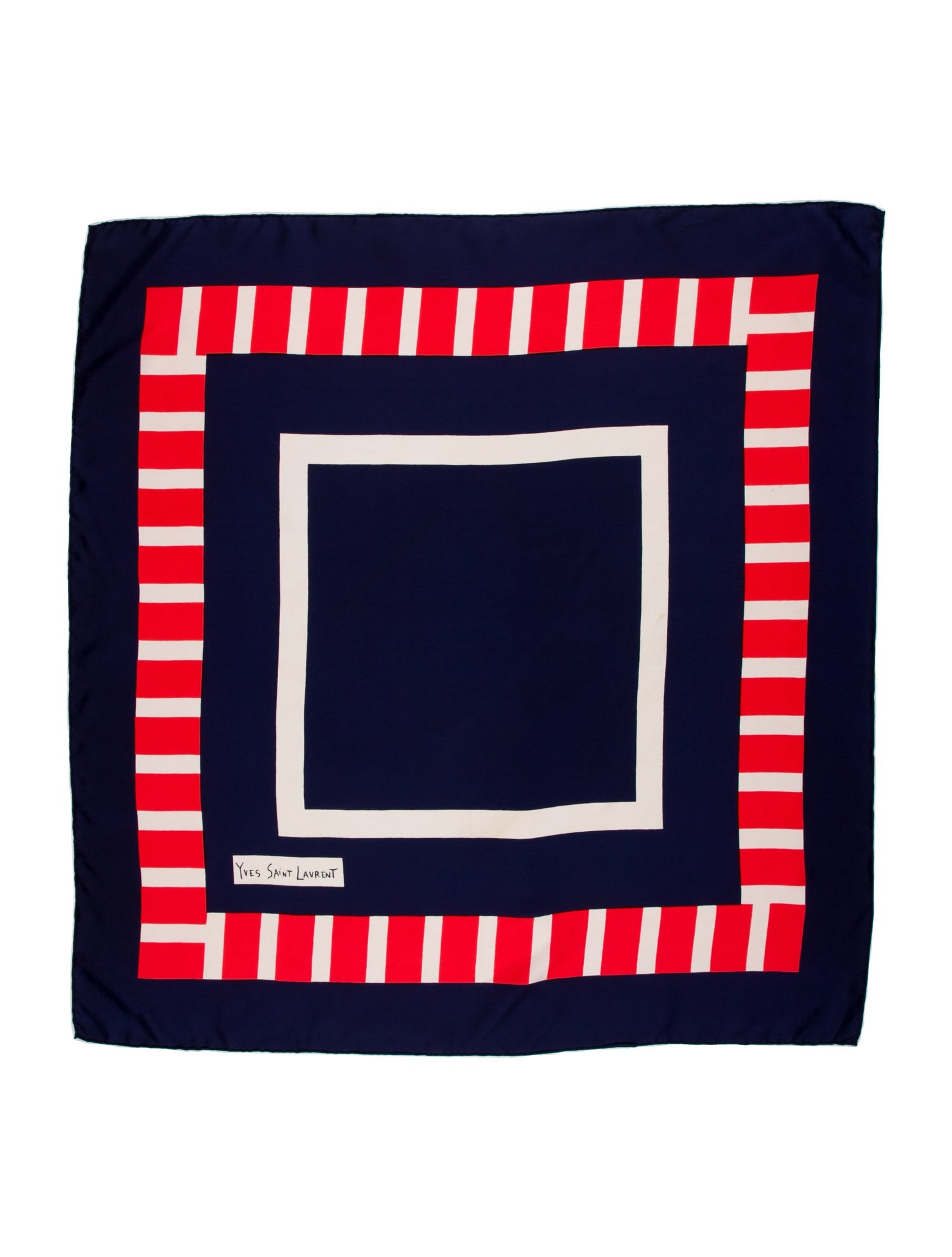 Yves Saint Laurent Silk Printed Scarf