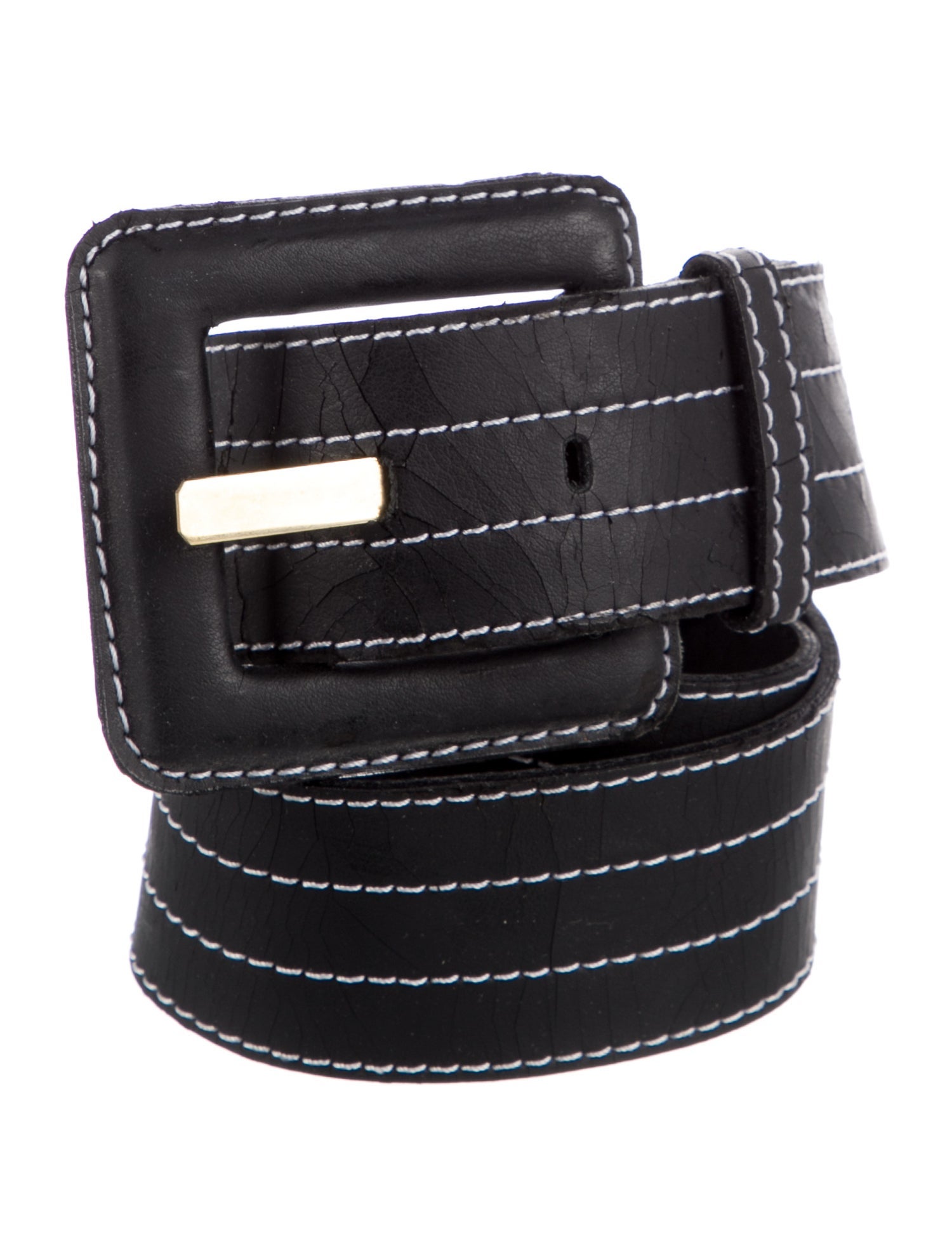 Yves Saint Laurent Leather Waist Belt