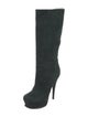 Yves Saint Laurent Rive Gauche Suede Boots