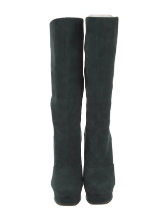 Yves Saint Laurent Rive Gauche Suede Boots
