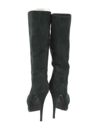 Yves Saint Laurent Rive Gauche Suede Boots