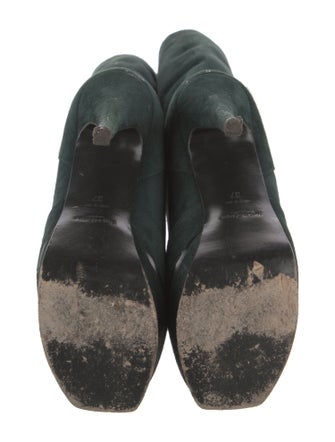 Yves Saint Laurent Rive Gauche Suede Boots